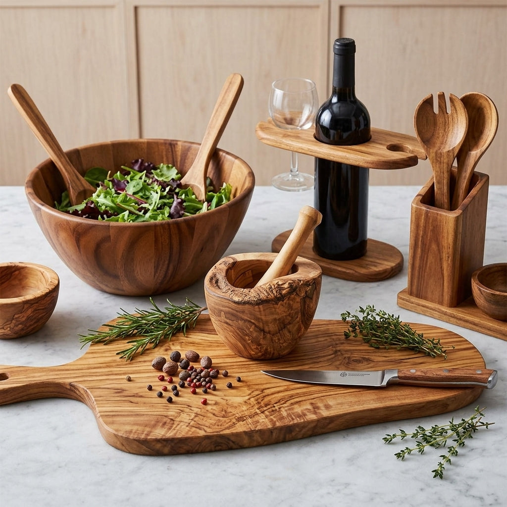 Acacia Wood Kitchen Essentials