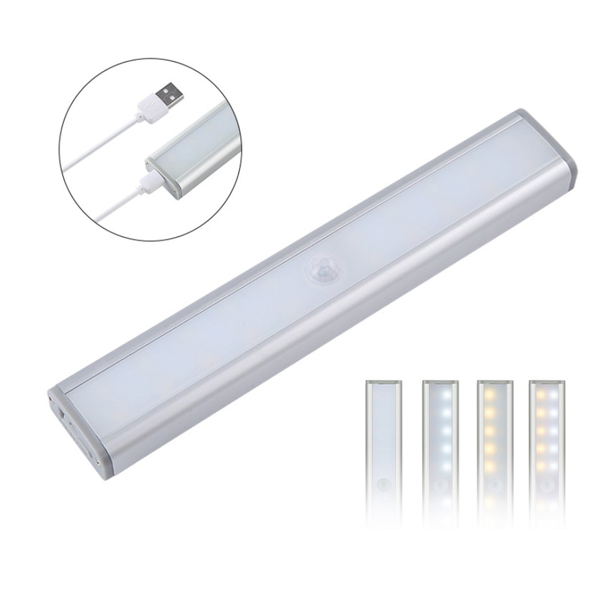 Let There Be Light 20, Motion LED Lights Rechargeable Battery