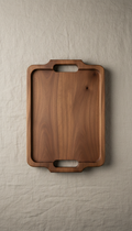 Walnut Wood Serving Board With Juice Groove