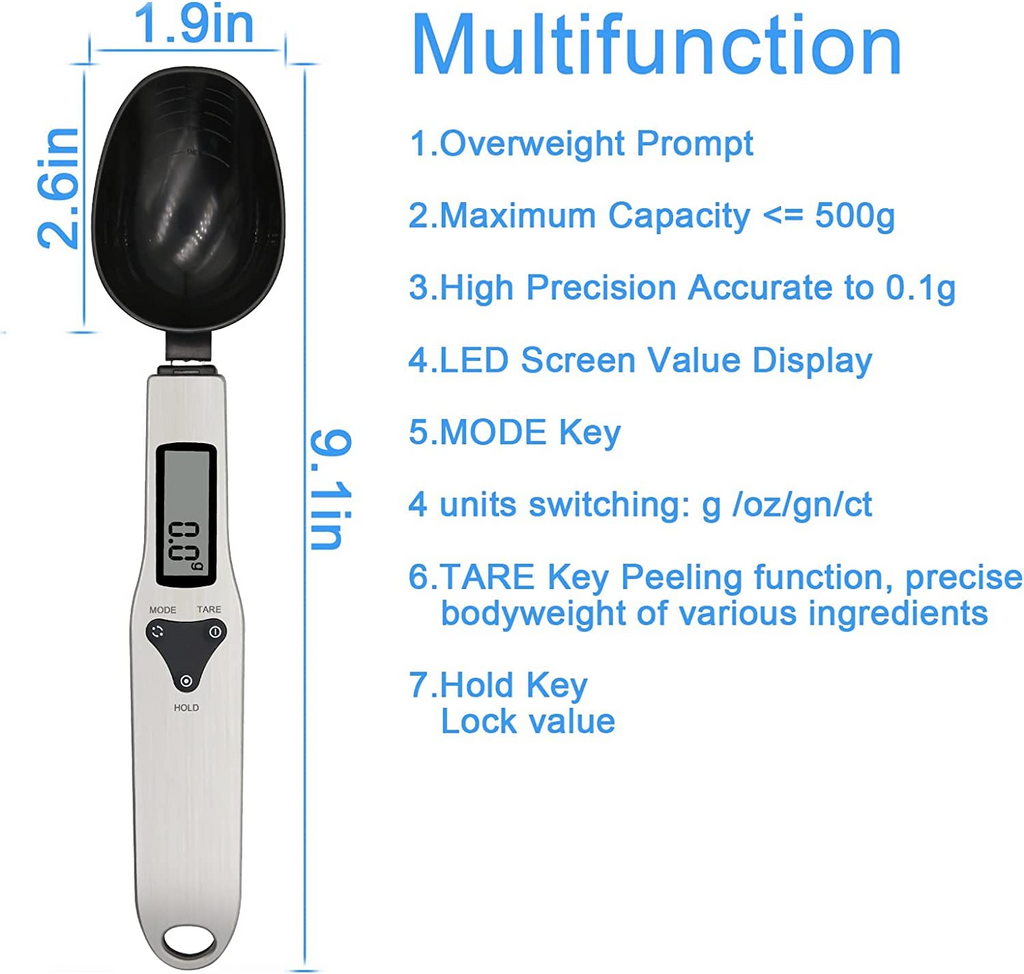 Kitchen Electronic Measuring Spoon | Food Scale | Digital Spoon Scale