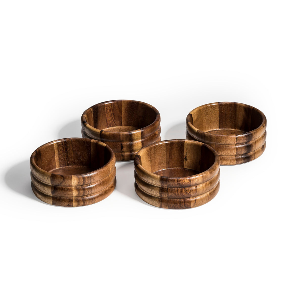 Acacia Salad Bowls - 4 pcs