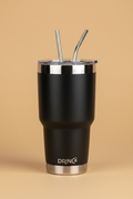 DRINCO Black Tumbler — Sandy Beige Editorial