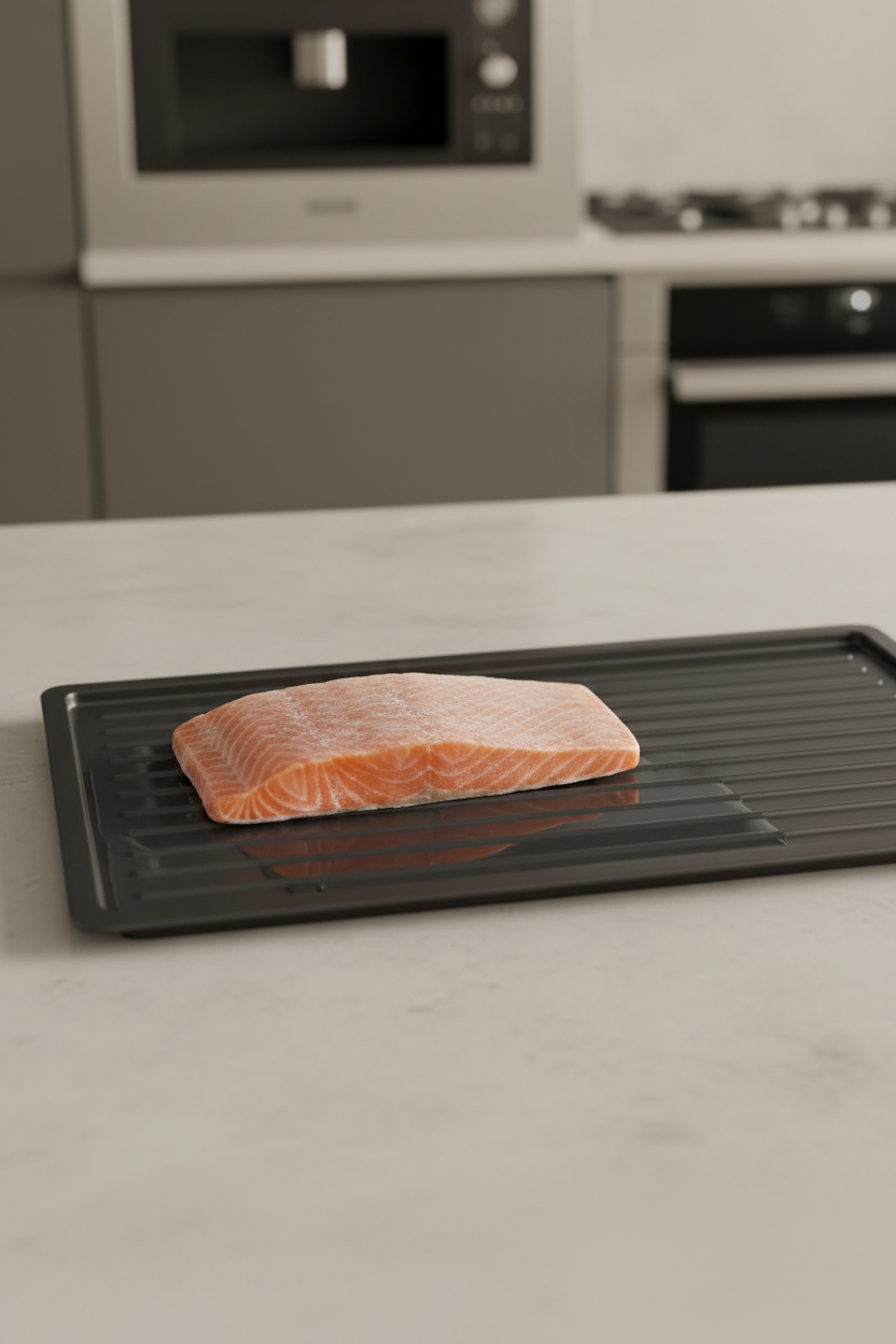 Fast Defrosting Thaw Food Tray - Warm Beige Kitchen