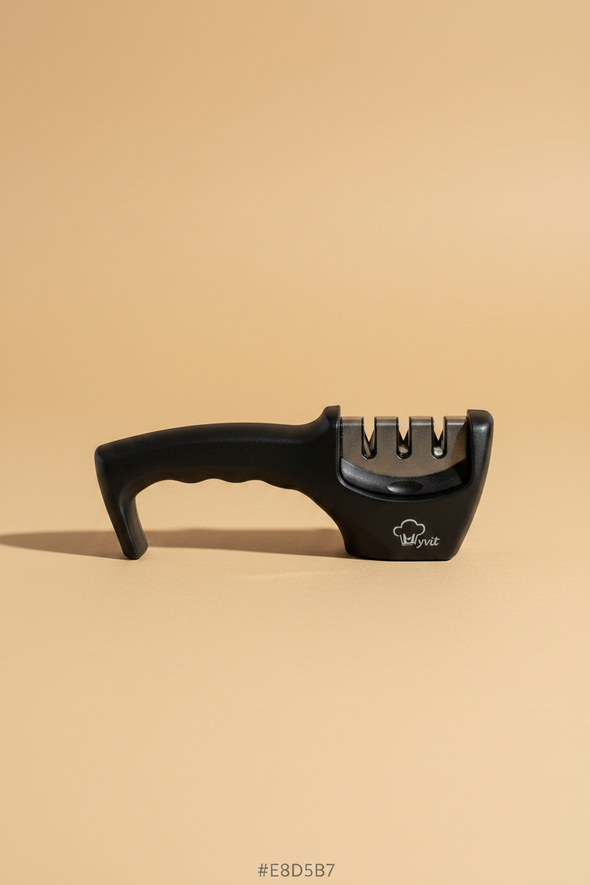 Knife Sharpener — Correct Shape, Sandy Beige
