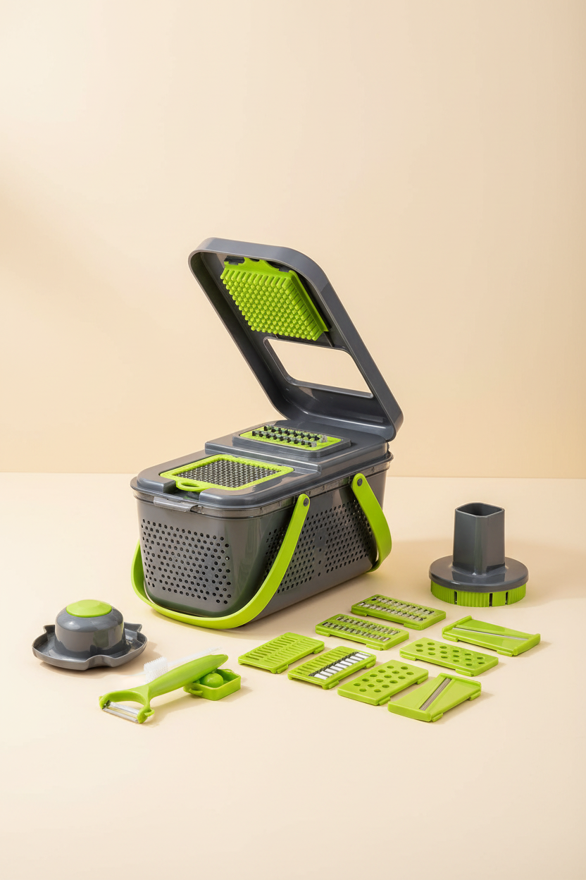 Vegetable Chopper — Beige Editorial